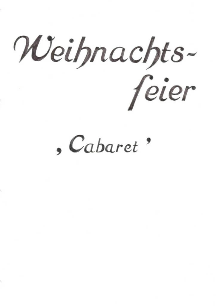 Weihnachtskabarett (Dezember 1980)