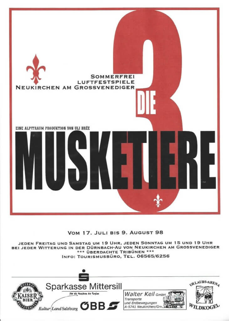 Die 3 Musketiere (Juli 1998)