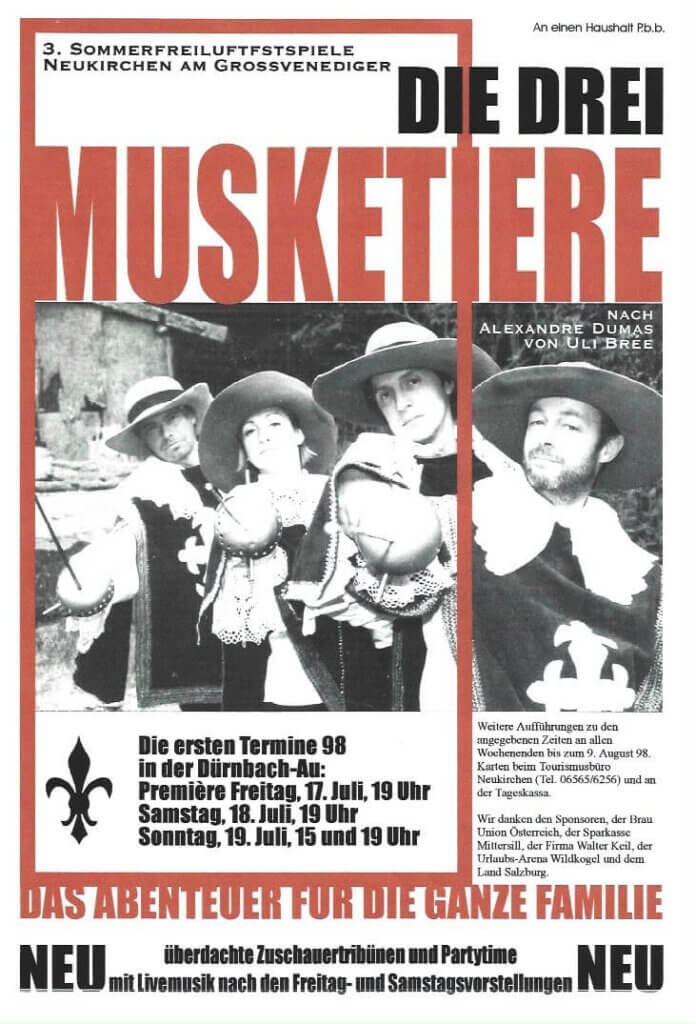 Die 3 Musketiere (Juli 1998)