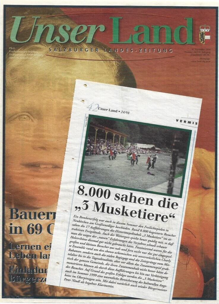 Die 3 Musketiere (Juli 1998)