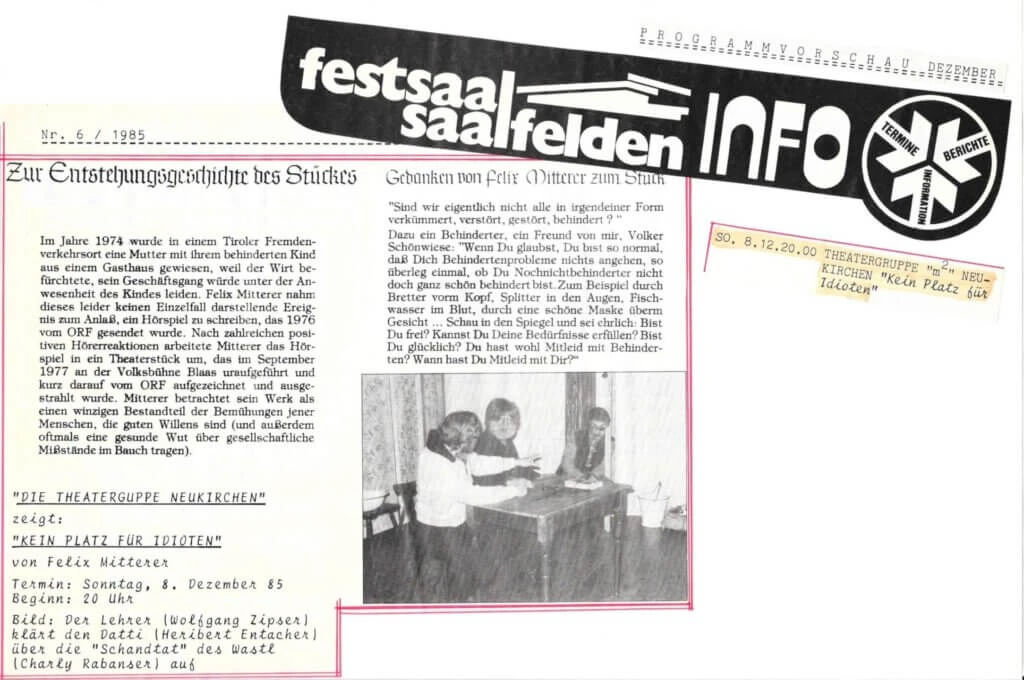 Kein Platz für Idioten (Juni 1985)